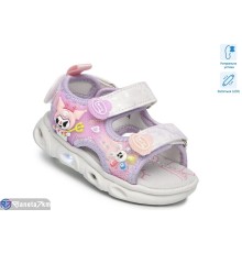 Дитячі босоніжки на літо (8 пар р.21-26) фіолетовий  "Normashoes"