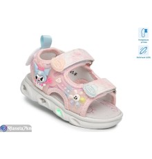 Дитячі босоніжки на літо (8 пар р.21-26) рожевий  "Normashoes"