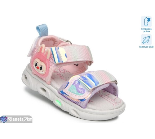 Дитячі босоніжки на літо (8 пар р.21-26) рожевий  "Normashoes"