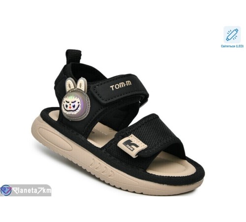 Дитячі босоніжки на літо (8 пар р.23-28) чорний  "Normashoes"