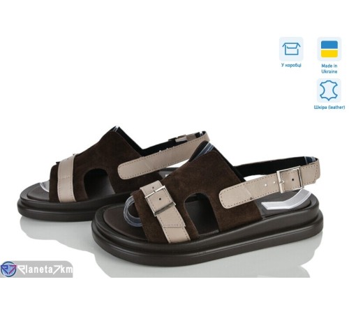 Босоніжки жіночі на літо (8 пар р.36-40) коричневий  "STELUSA"
