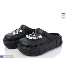 Кроки жіночі на літо (6 пар р.36-40) чорний  "LEO"