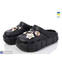 Кроки жіночі на літо (6 пар р.36-40) чорний  "LEO"