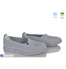 Туфлі жіночі на літо (10 пар р.37-41) сірий  "OLLA"