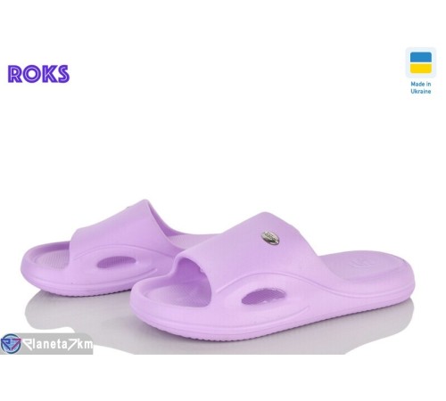 Шлепки жіночі на літо (8 пар р.37-41) фіолетовий  "Roks"