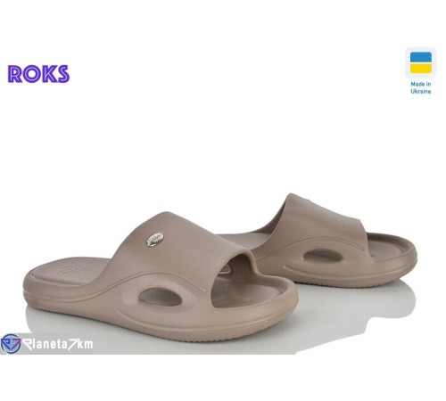 Шлепки жіночі на літо (8 пар р.37-41) коричневий  "Roks"