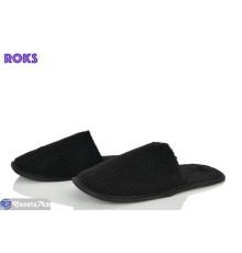 Тапки на весну/осінь (20 пар р.36-45) чорний  "Roks"