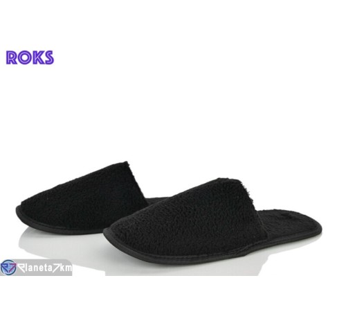 Тапки на весну/осінь (20 пар р.36-45) чорний  "Roks"