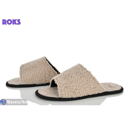 Тапки на весну/осінь (20 пар р.36-45) бежевий  "Roks"