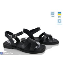 Босоніжки жіночі на літо (6 пар р.36-40) чорний  "Linda"