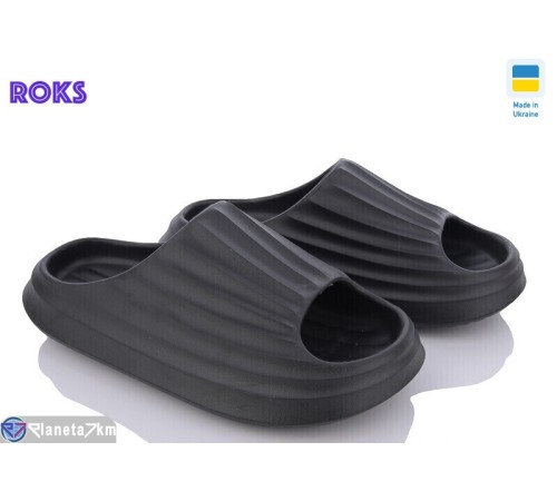 Шлепки жіночі на літо (8 пар р.36-40) чорний  "Roks"