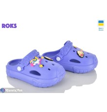 Кроки дитячі на літо (6 пар р.24-35) фіолетовий  "Roks"