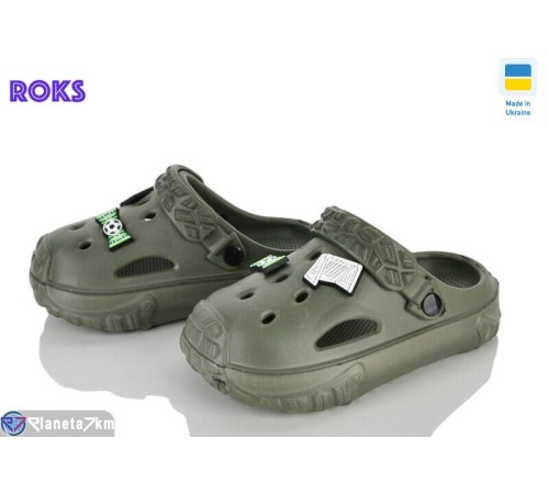 Кроки дитячі на літо (6 пар р.24-35) зелений  "Roks"