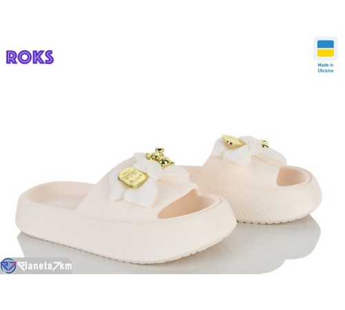 Шлепки жіночі на літо (8 пар р.36-40) бежевий  "Roks"