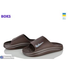 Шлепки жіночі на літо (8 пар р.37-40) коричневий  "Roks"