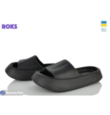Шлепки жіночі на літо (8 пар р.36-40) чорний  "Roks"
