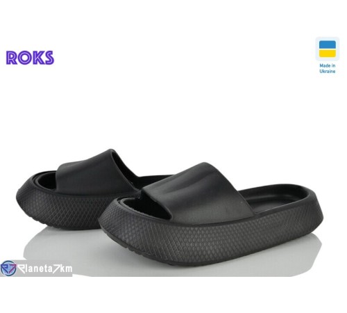 Шлепки жіночі на літо (8 пар р.36-40) чорний  "Roks"