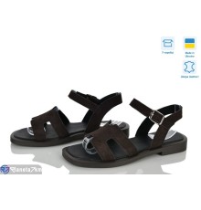 Босоніжки жіночі на літо (6 пар р.36-40) коричневий  "Linda"