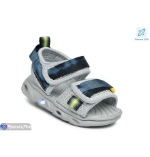 Сандалі дитячі на літо (8 пар р.21-26) сірий  "Normashoes"