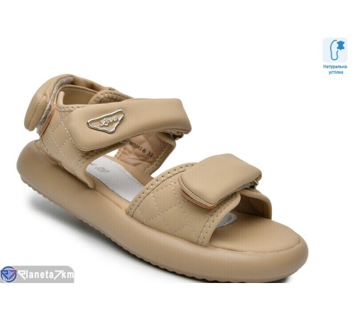 Дитячі босоніжки на літо (8 пар р.33-38) коричневий  "Normashoes"