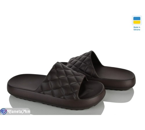 Шлепки жіночі на літо (6 пар р.36-41) коричневий  "Ladmir"