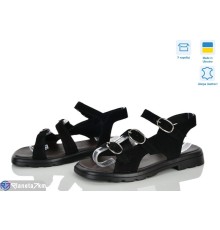 Босоніжки жіночі на літо (8 пар р.36-40) чорний  "STELUSA"