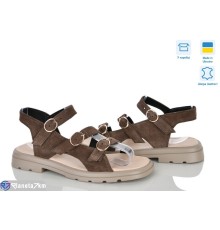 Босоніжки жіночі на літо (8 пар р.36-40) коричневий  "STELUSA"