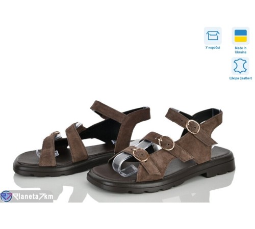 Босоніжки жіночі на літо (8 пар р.36-40) коричневий  "STELUSA"