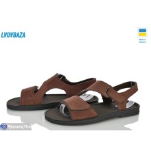 Босоніжки жіночі на літо (8 пар р.37-42) коричневий  "LEOBAZA"