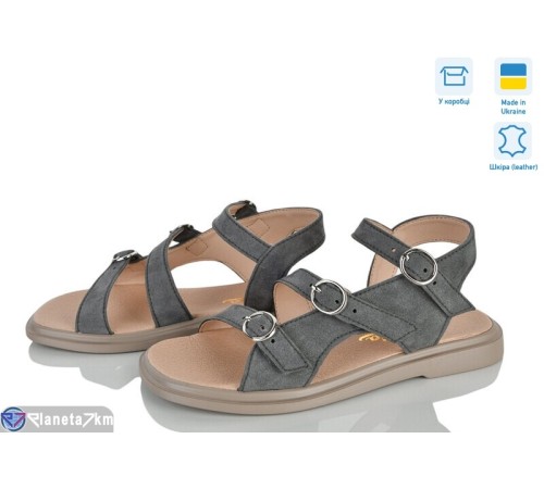 Босоніжки жіночі на літо (8 пар р.36-40) сірий  "STELUSA"