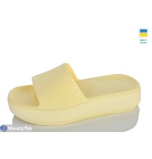Шлепки жіночі на літо (8 пар р.36-41) жовтий  "LOTTOS"