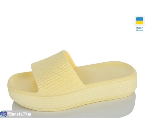 Шлепки жіночі на літо (8 пар р.36-41) жовтий  "LOTTOS"