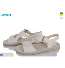 Босоніжки жіночі на літо (8 пар р.37-42) бежевий  "LEOBAZA"