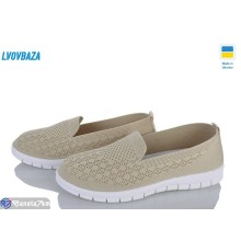 Сліпони жіночі на літо (8 пар р.36-41) бежевий  "LEOBAZA"
