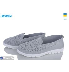 Сліпони жіночі на літо (8 пар р.36-41) сірий  "LEOBAZA"