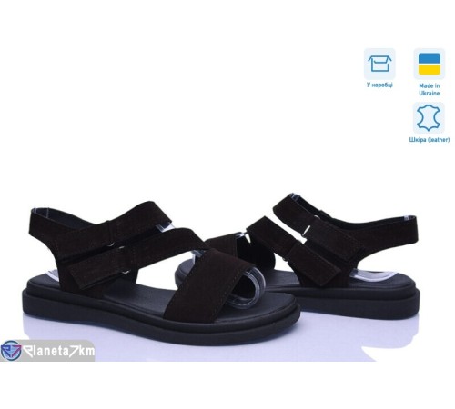 Босоніжки жіночі на літо (6 пар р.36-40) коричневий  "Linda"