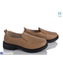 Туфлі жіночі на весну/осінь (8 пар р.36-41) коричневий  "KULIBABA"