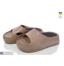 Шлепки жіночі на літо (8 пар р.36-40) коричневий  "LEO"
