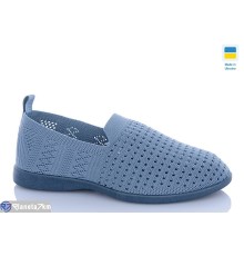 Сліпони жіночі на літо (10 пар р.36-40) синій  "MURMUR"