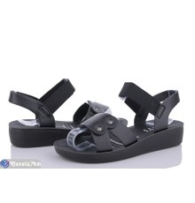 Босоніжки жіночі на літо (8 пар р.36-41) чорний  "Normashoes"