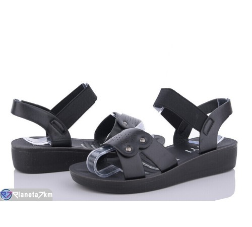 Босоніжки жіночі на літо (8 пар р.36-41) чорний  "Normashoes"