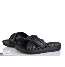 Шлепки жіночі на літо (8 пар р.36-41) чорний  "Normashoes"