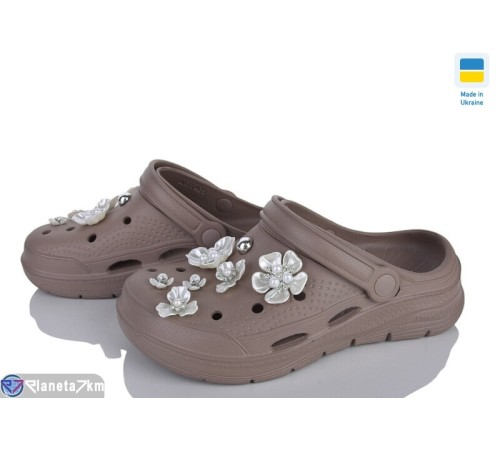 Кроки жіночі на літо (8 пар р.37-41) коричневий  "LEO"