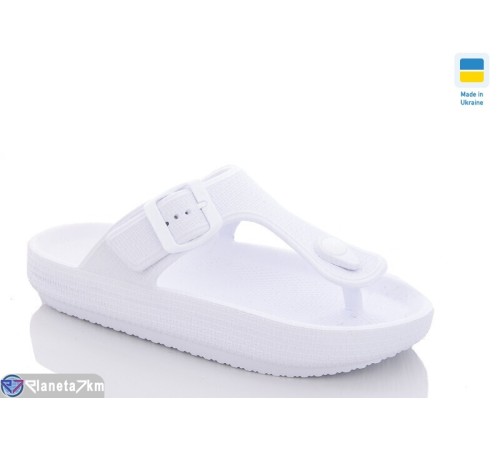 Шлепки жіночі на літо (8 пар р.36-41) білий  "Korka"