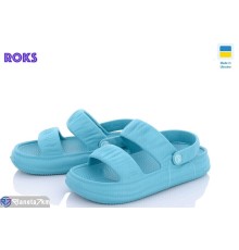 Босоніжки жіночі на літо (8 пар р.36-40) блакитний  "Roks"