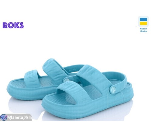 Босоніжки жіночі на літо (8 пар р.36-40) блакитний  "Roks"