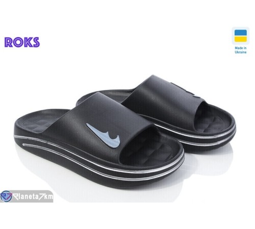 Шлепки жіночі на літо (8 пар р.37-40) чорний  "Roks"