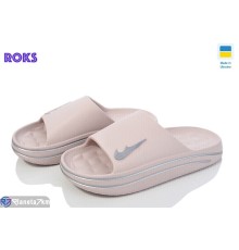 Шлепки жіночі на літо (8 пар р.37-40) рожевий  "Roks"