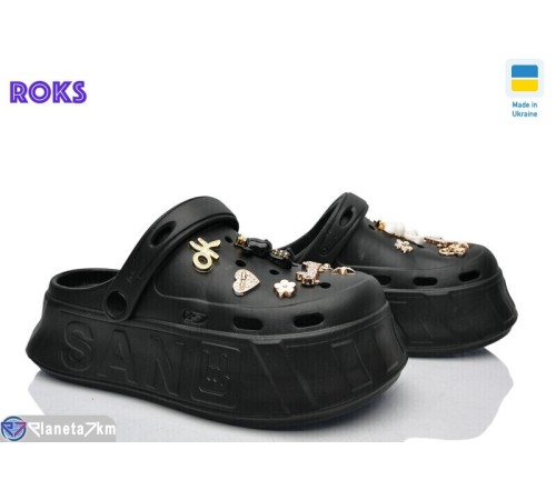 Кроки жіночі на літо (6 пар р.36-40) чорний  "Roks"