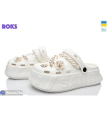 Кроки жіночі на літо (6 пар р.36-40) білий  "Roks"